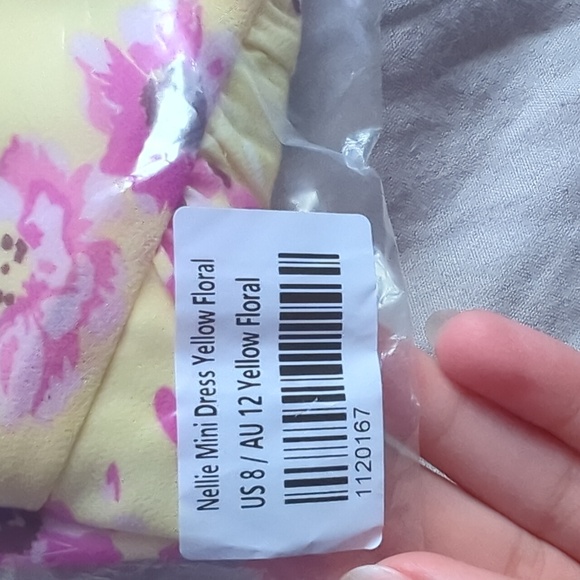 Princess Polly | Nellie Mini Dress Yellow Floral - 8 - Picture 4 of 6